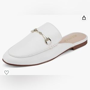 Jenn Ardor Flat Mules- white size 11
